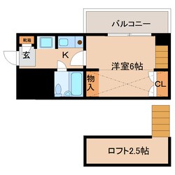 奈良駅 徒歩5分 4階の物件間取画像